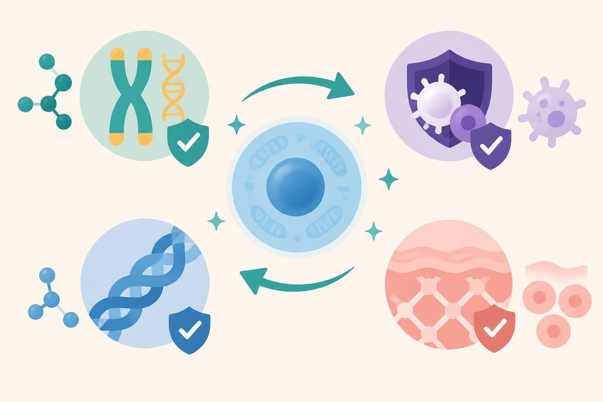 Anti-aging peptide pathways
