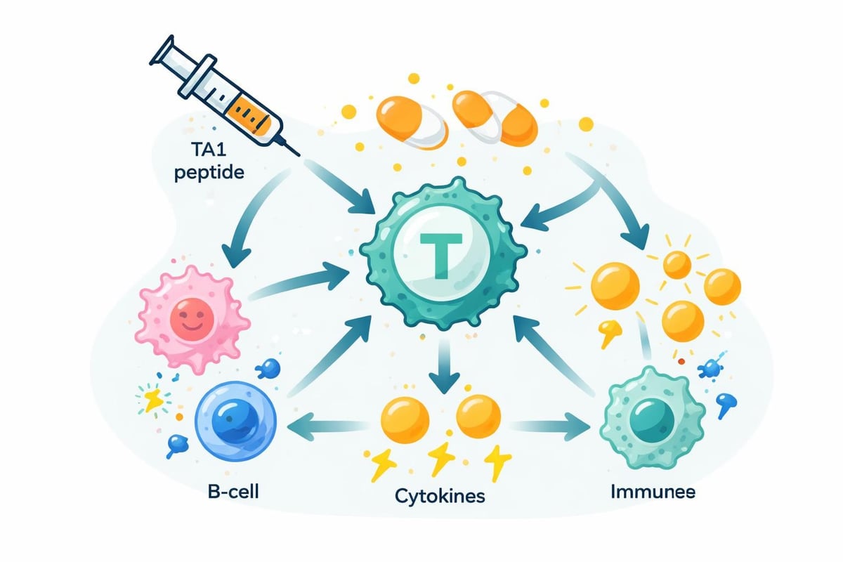 TA1 peptide immune enhancement