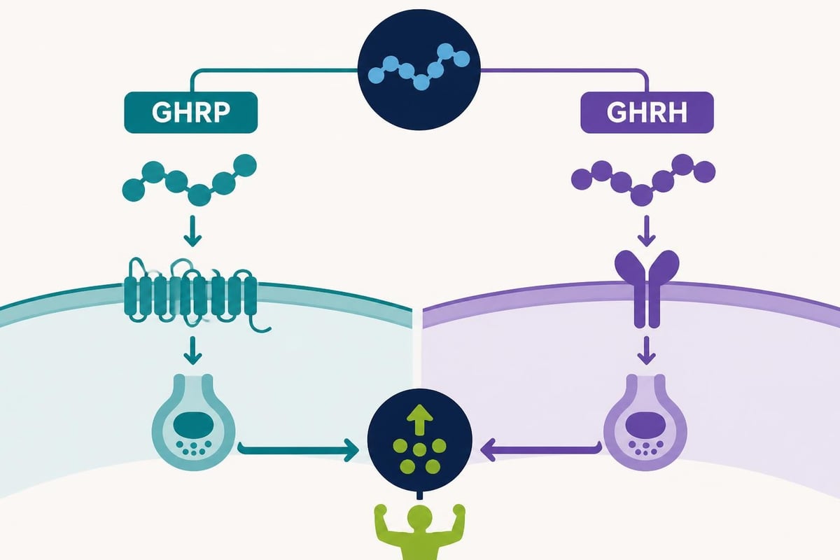 GHS peptide categories and mechanisms