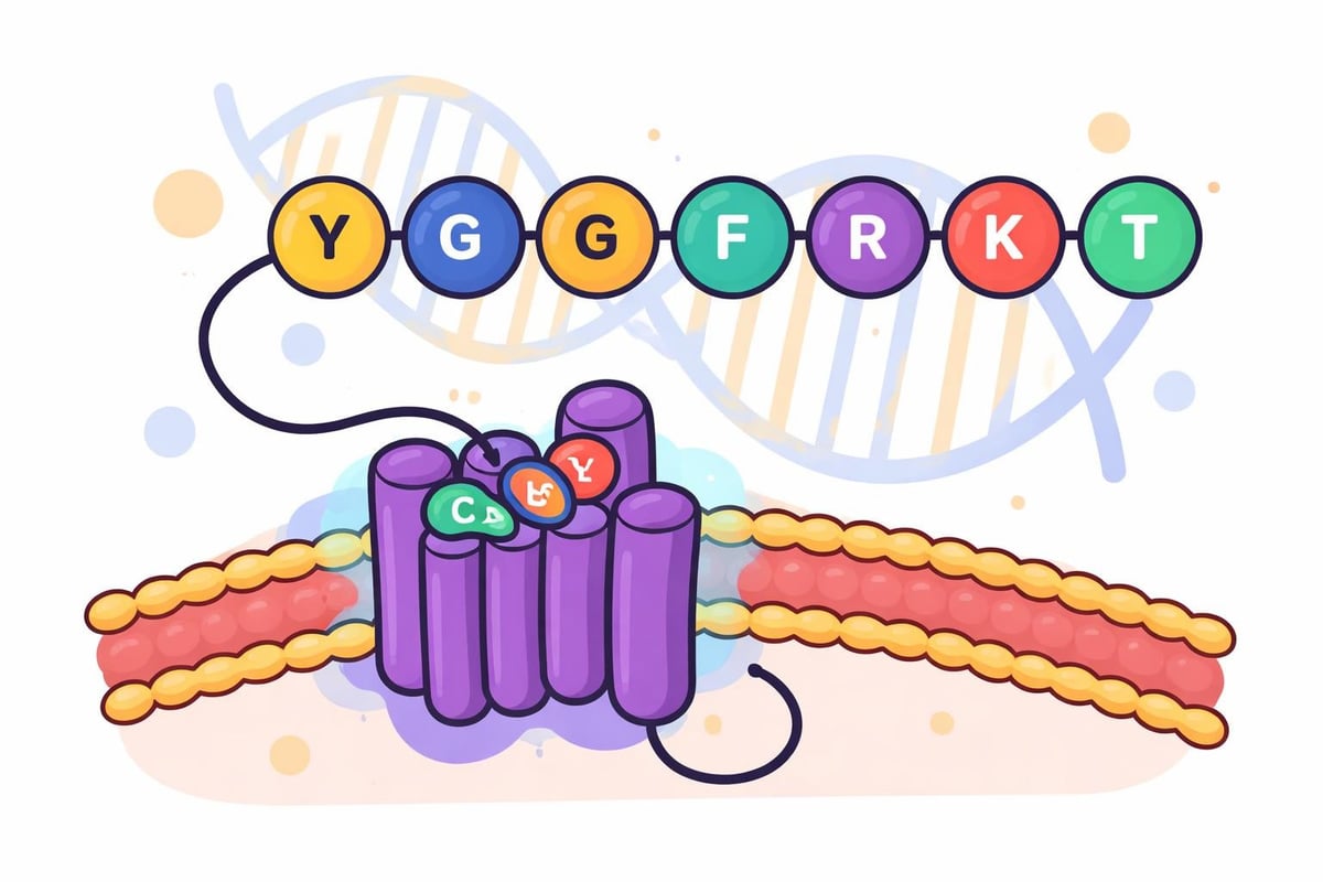 Peptide T molecular structure