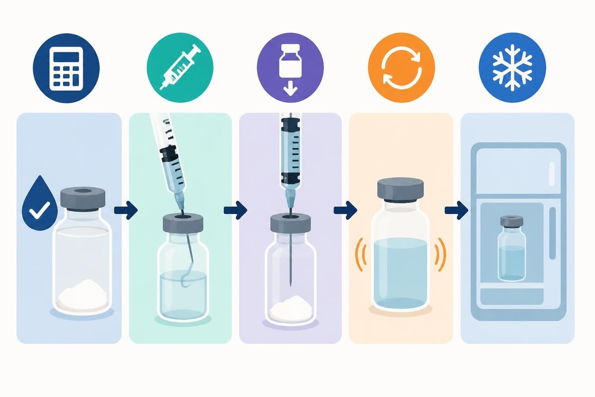 Peptide reconstitution process