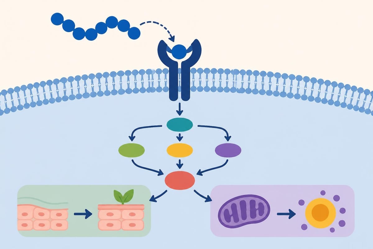 Peptide receptor interaction