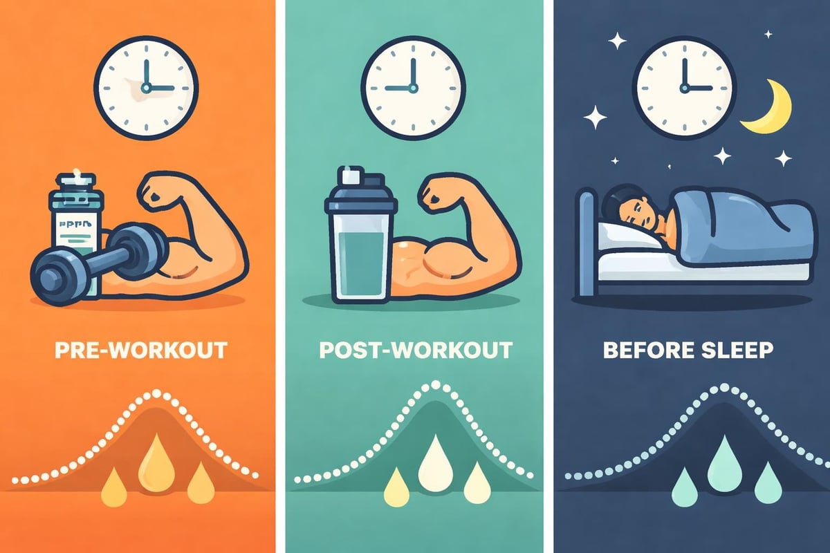 Peptide administration timing