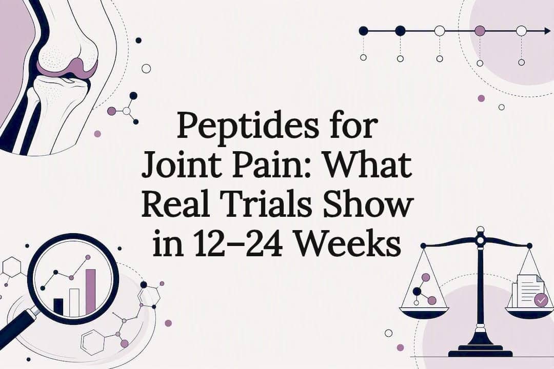 Peptides for Joint Pain: What Real Trials Show in 12&ndash;24 Weeks
