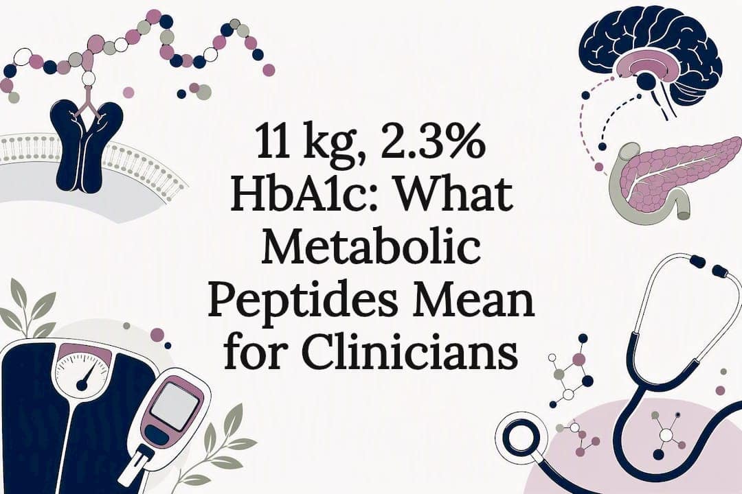 11 kg, 2.3% HbA1c: What Metabolic Peptides Mean for Clinicians