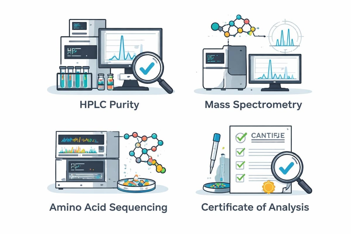 TA 1 peptide quality testing