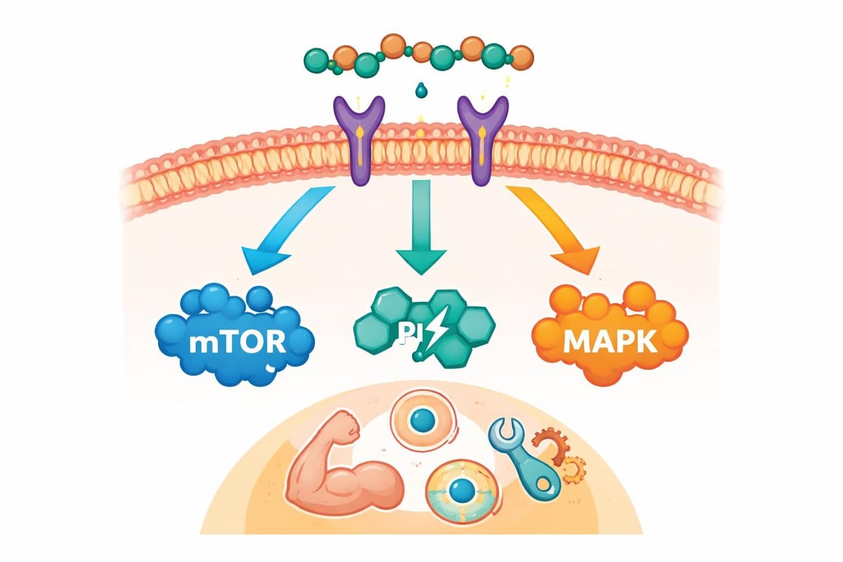 IGF-1 receptor binding mechanism
