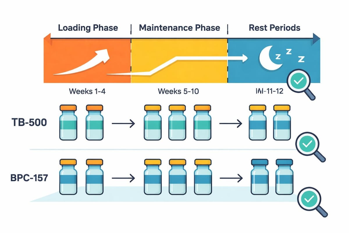 Peptide cycling timeline