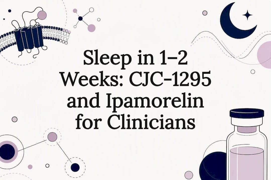 Sleep in 1&ndash;2 Weeks: CJC-1295 and Ipamorelin for Clinicians