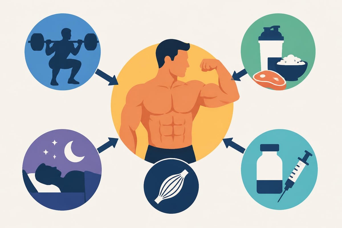 Muscle growth factors
