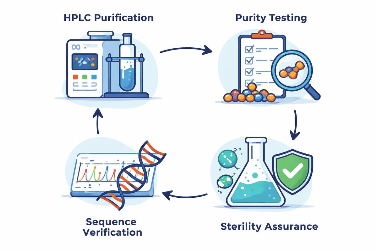Peptide quality control process