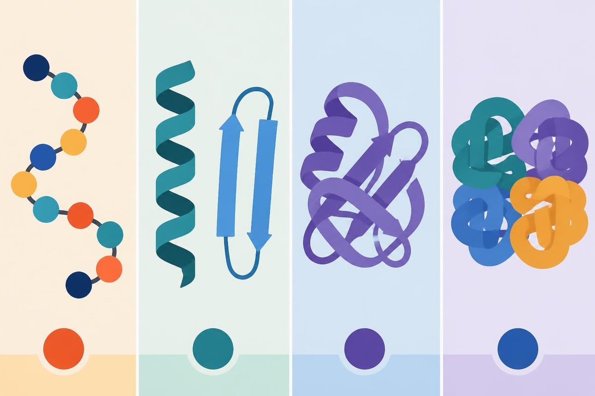 Protein folding levels