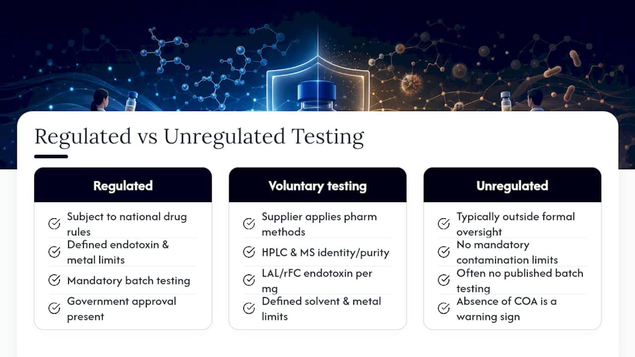 Regulatory guidelines and standards for contamination limits — overview diagram