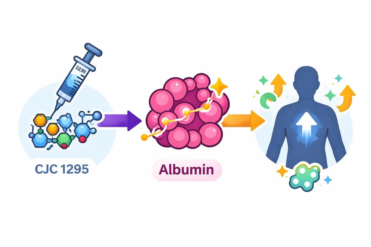 CJC 1295 DAC molecular binding
