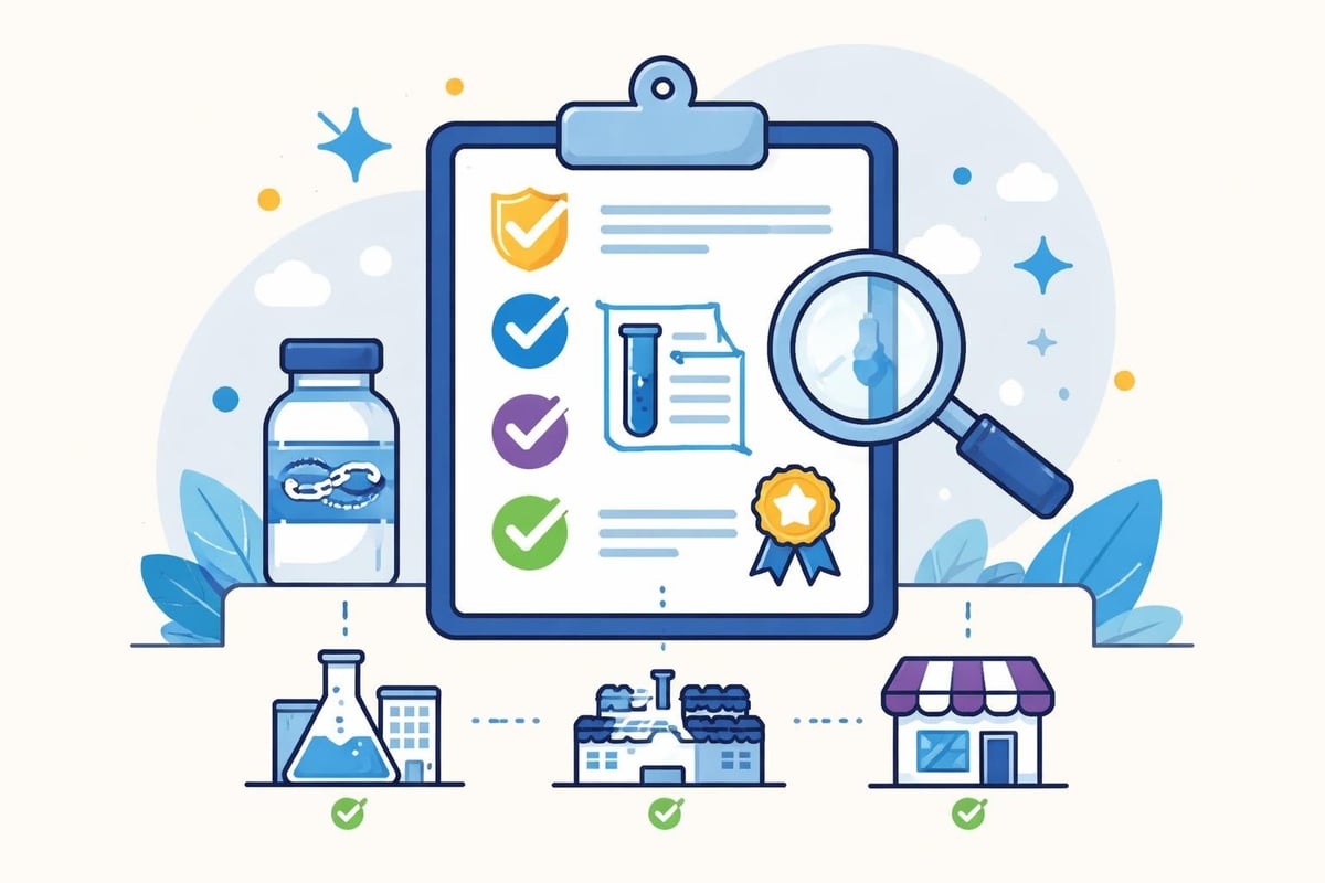 Supplier verification checklist