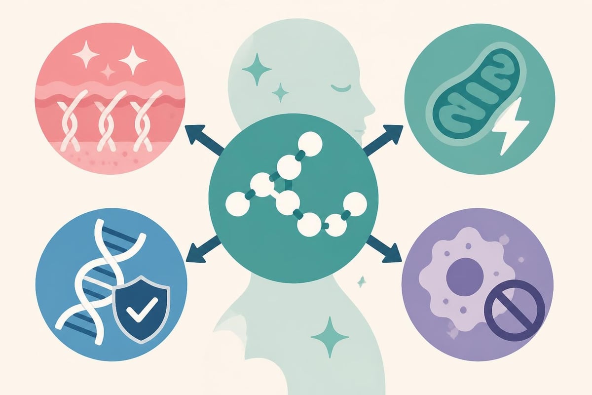 Peptide anti-aging pathways