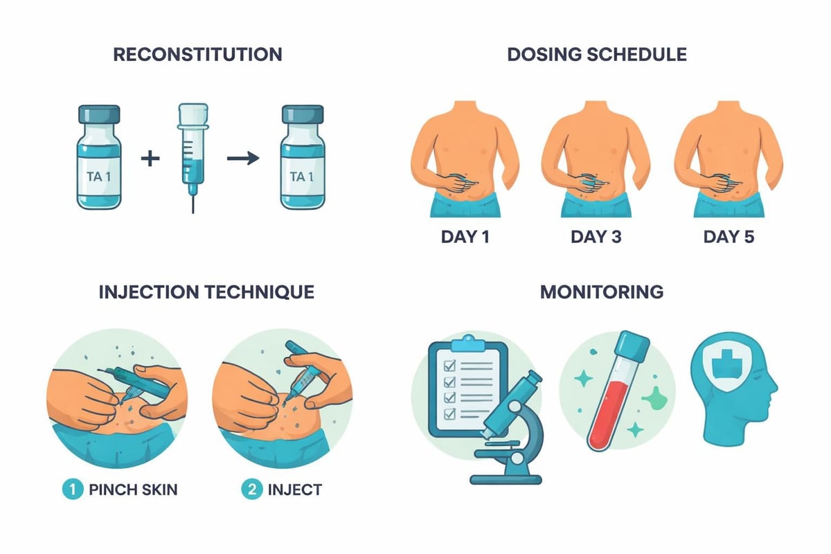 TA 1 peptide research protocol