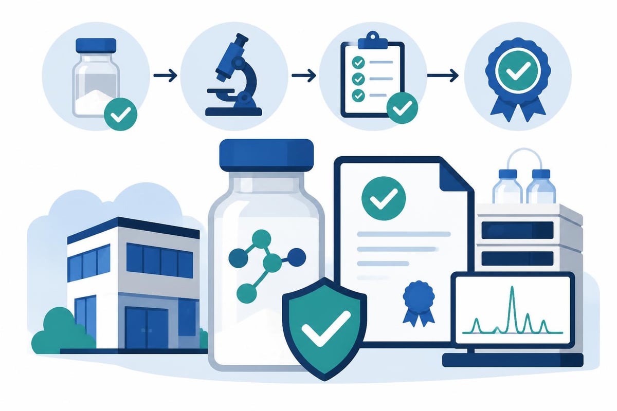 Peptide quality verification