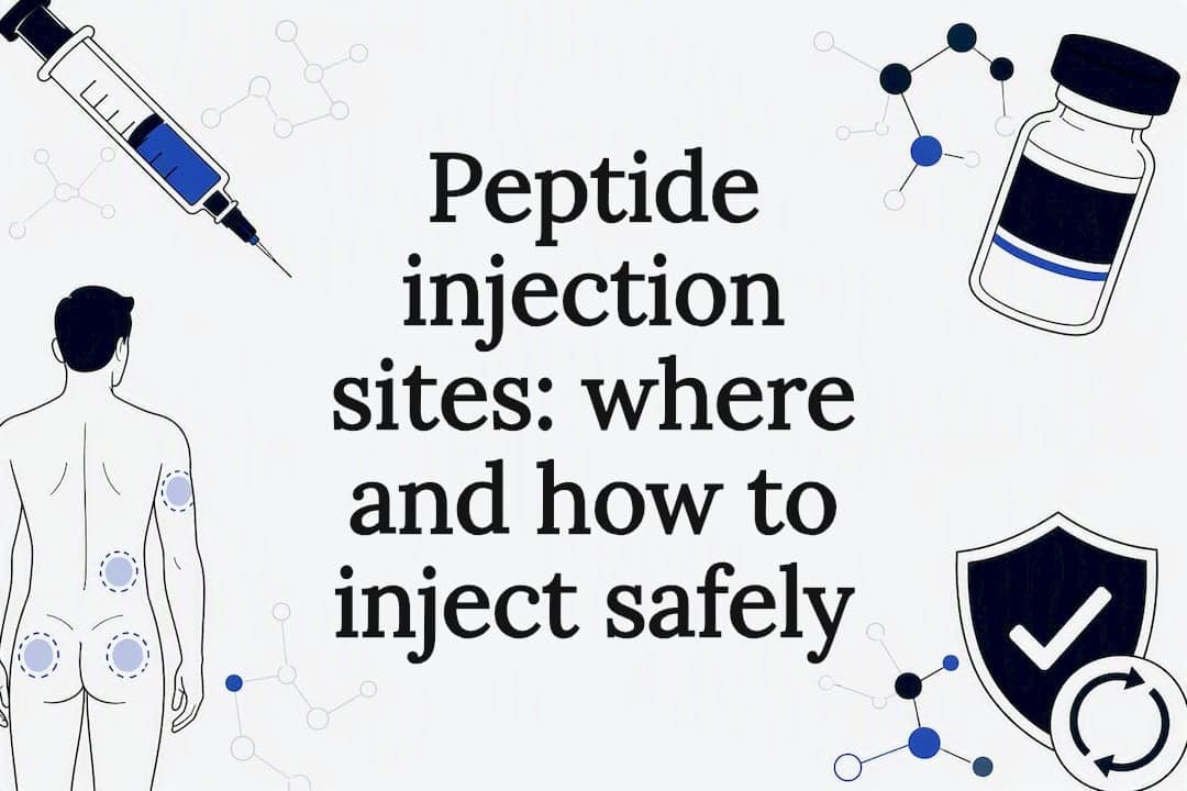 Peptide injection sites: where and how to inject safely