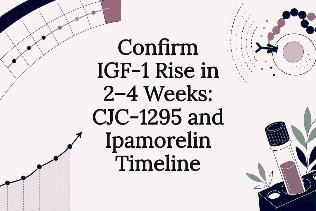 Confirm IGF‑1 Rise in 2&ndash;4 Weeks: CJC‑1295 and Ipamorelin Timeline