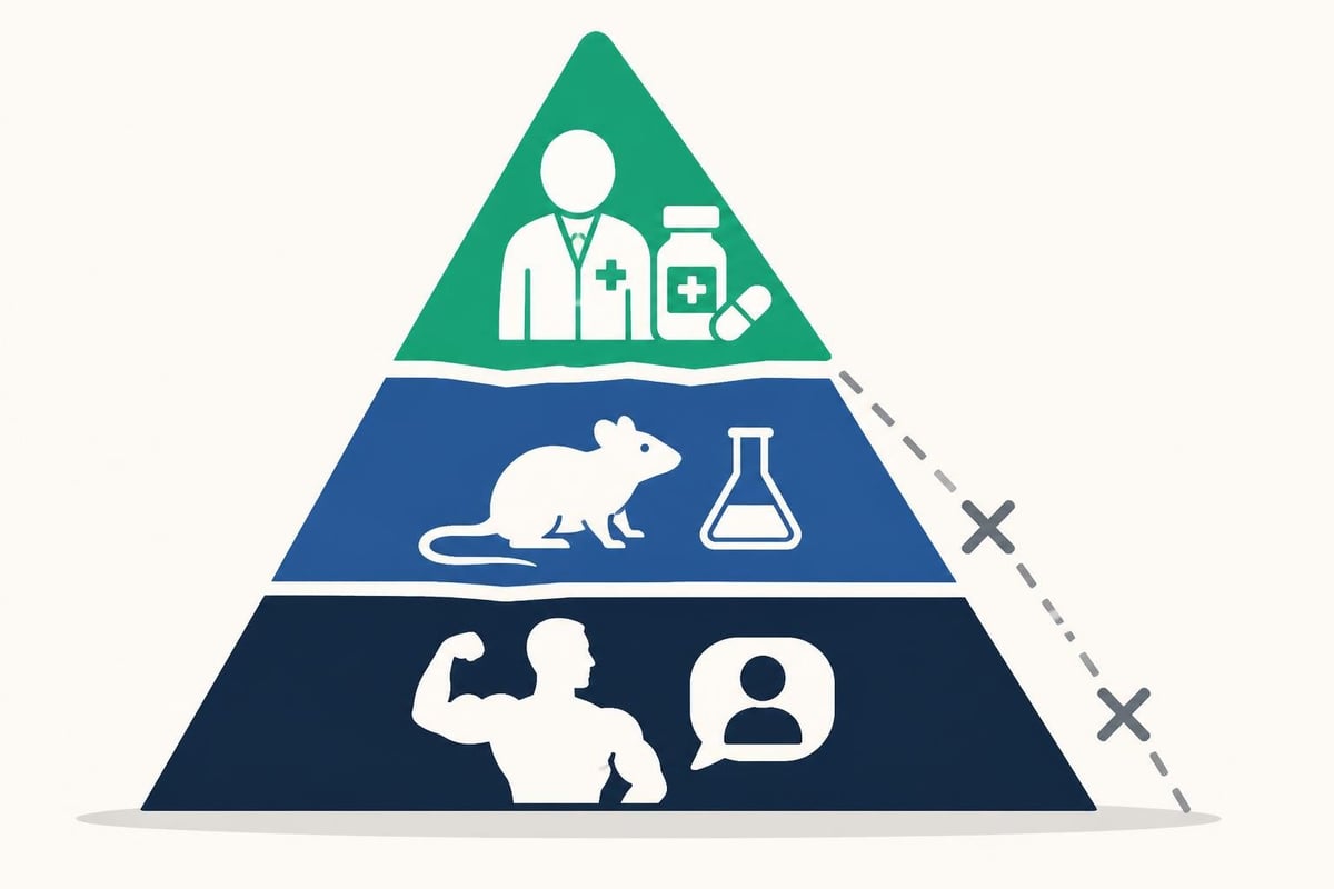 Peptide research evidence levels