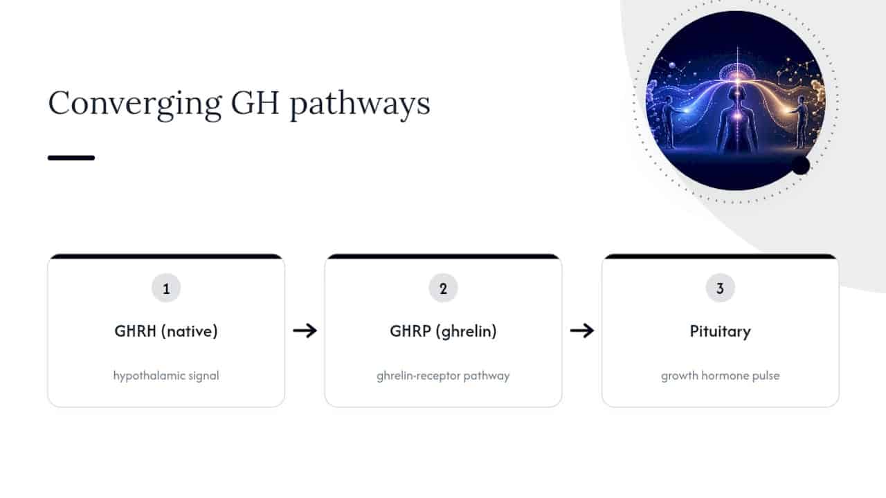 GHRP and GHRH pathway comparison