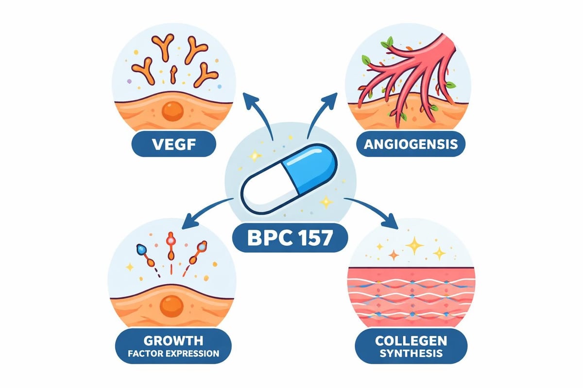 BPC 157 peptide mechanism