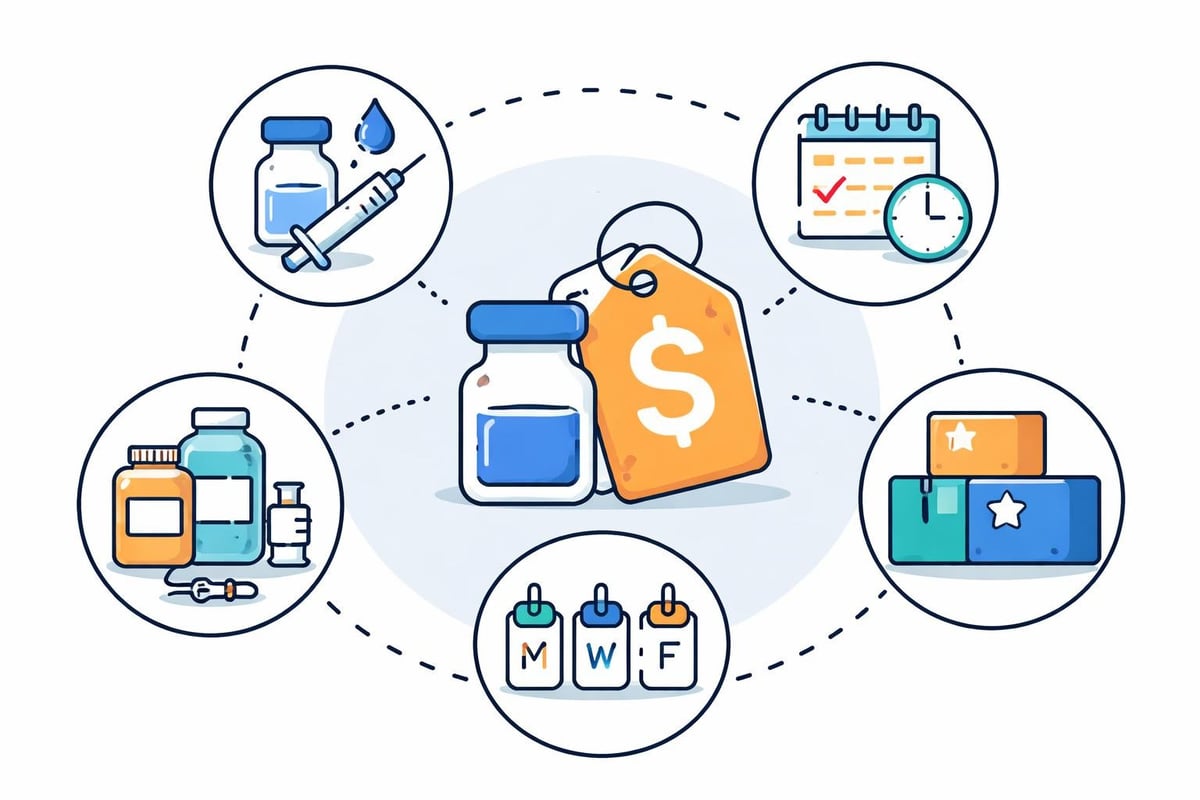 Factors affecting sermorelin pricing