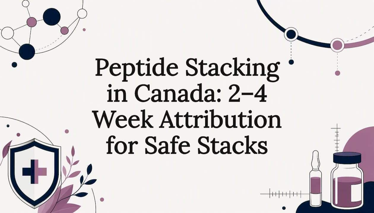 Peptide Stacking in Canada: 2&ndash;4 Week Attribution for Safe Stacks