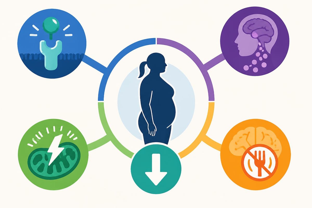 Peptide mechanisms for weight loss