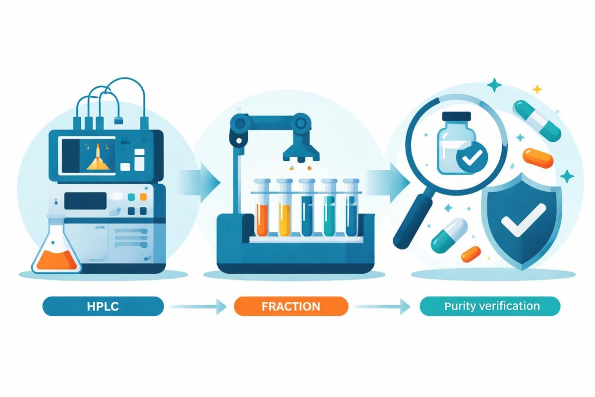 Peptide purification workflow