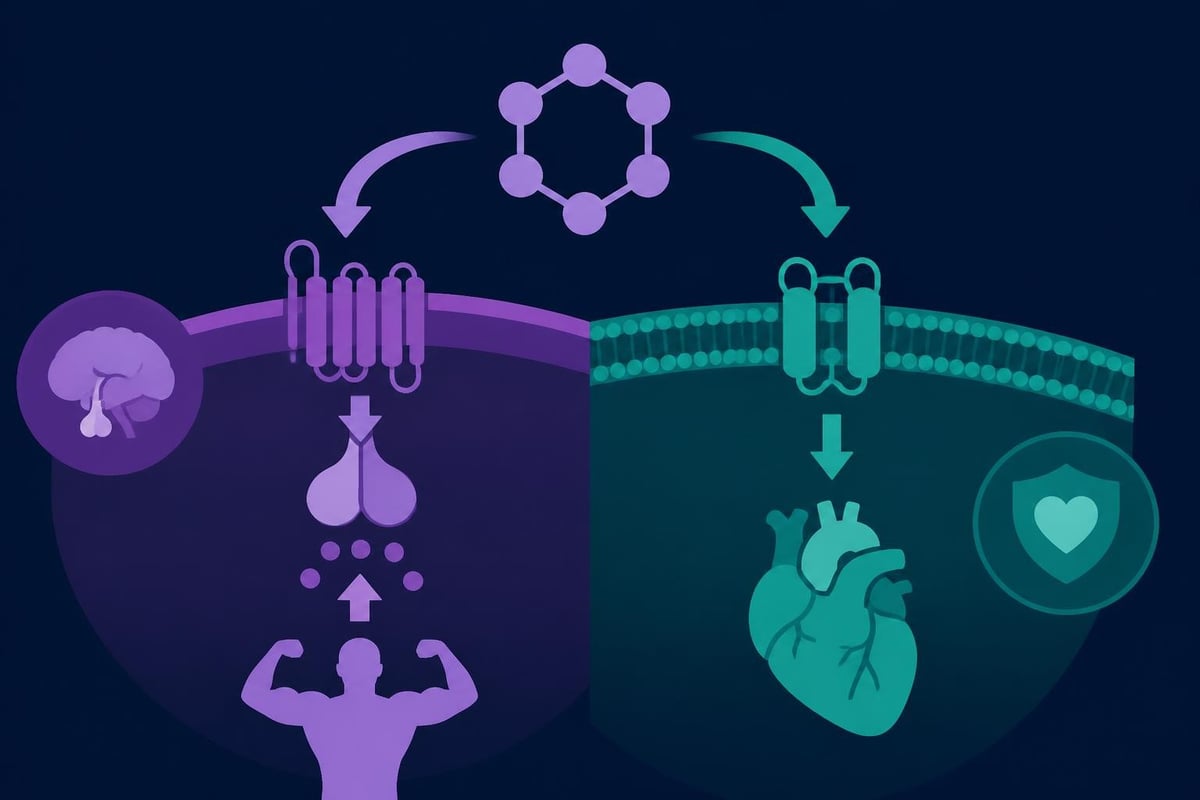 Hexarelin receptor mechanisms