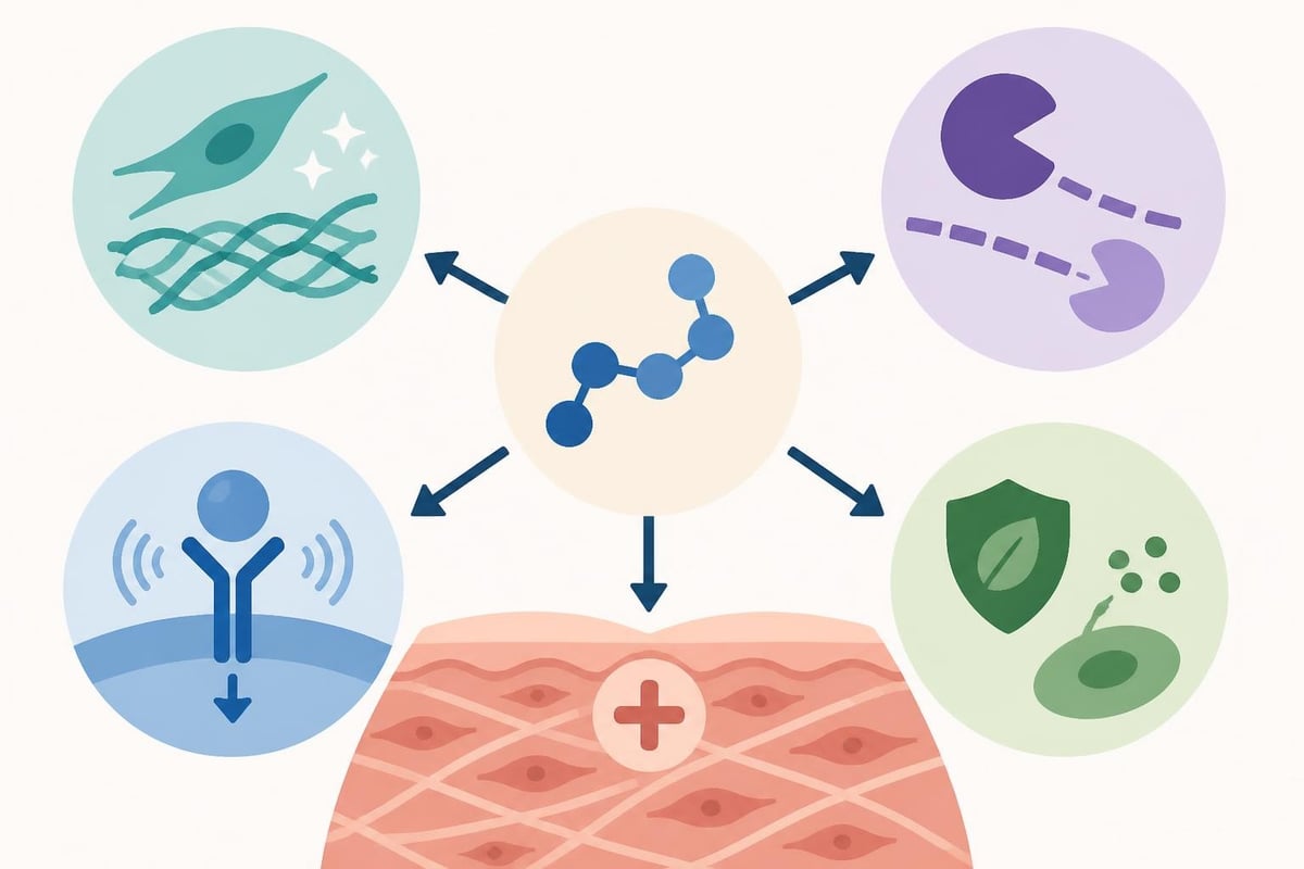 GHK peptide mechanisms