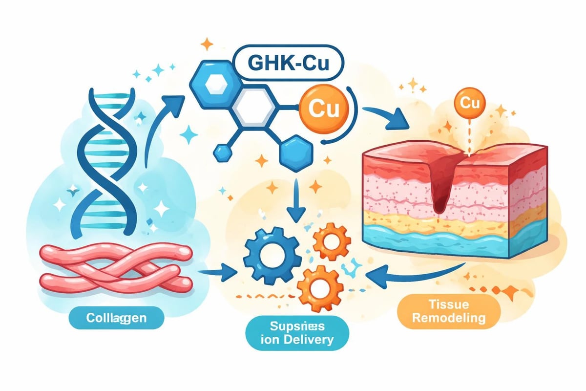 GHK-Cu cellular mechanisms