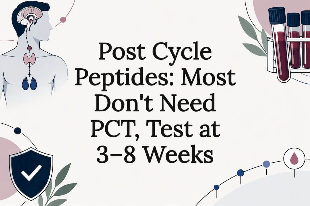 Post Cycle Peptides: Most Don&rsquo;t Need PCT, Test at 3&ndash;8 Weeks