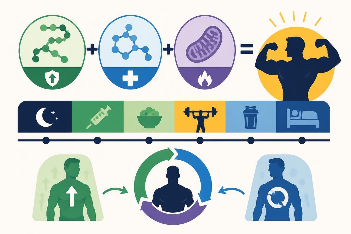 Peptide stacking strategy