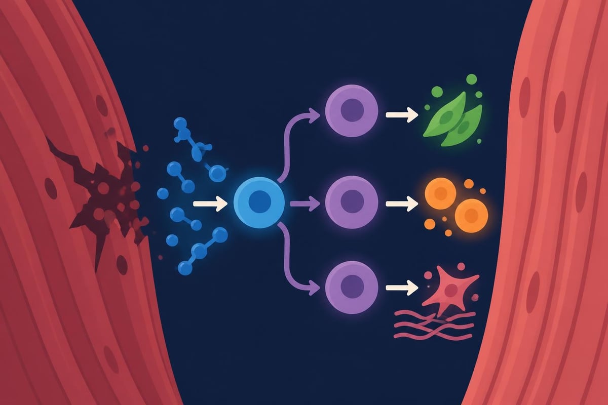 Peptide cellular repair mechanism