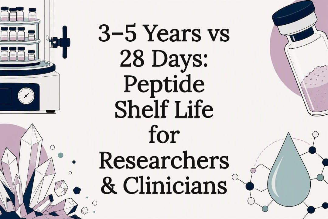 3&ndash;5 Years vs 28 Days: Peptide Shelf Life for Researchers & Clinicians