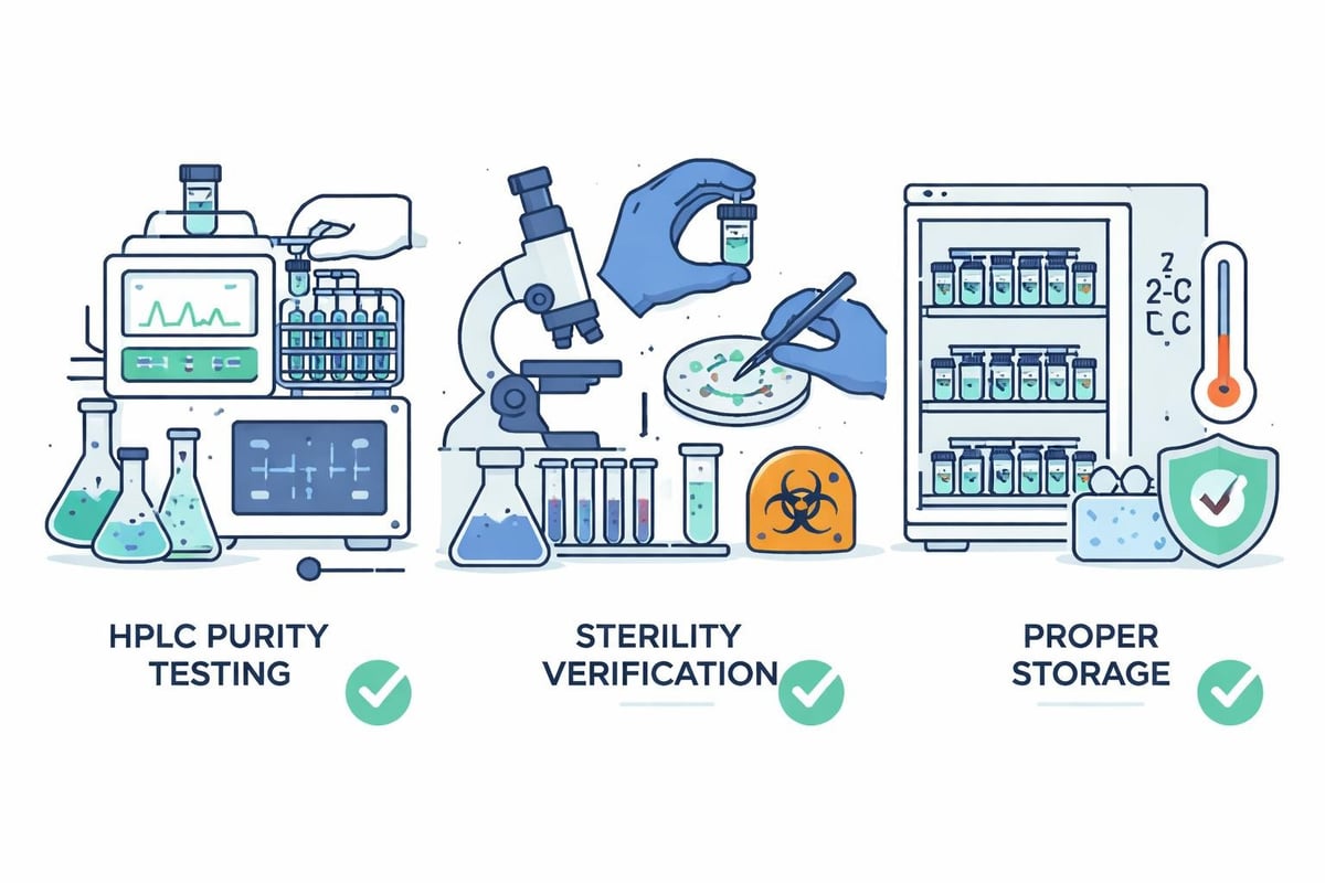 Peptide quality control standards