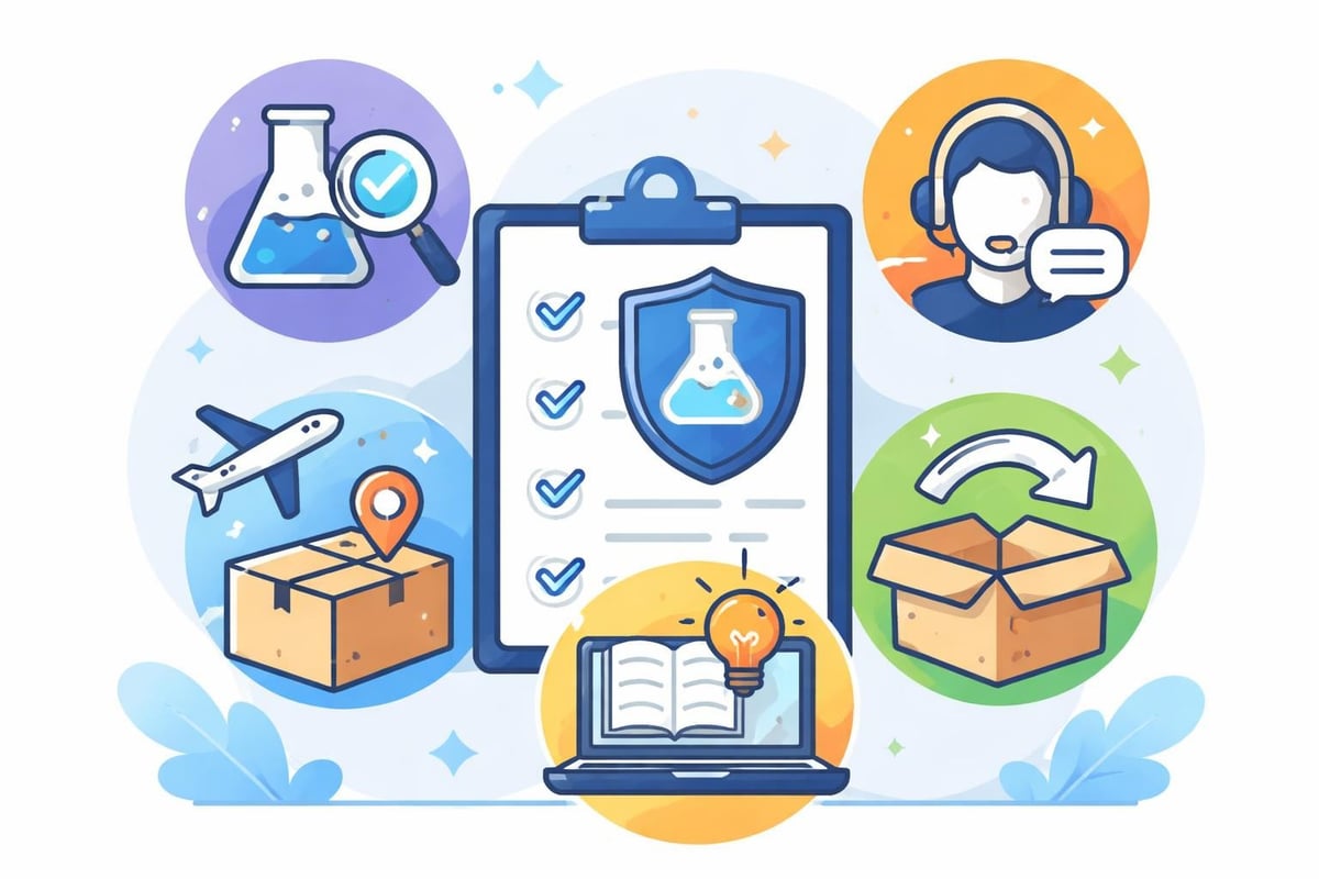 Peptide supplier evaluation