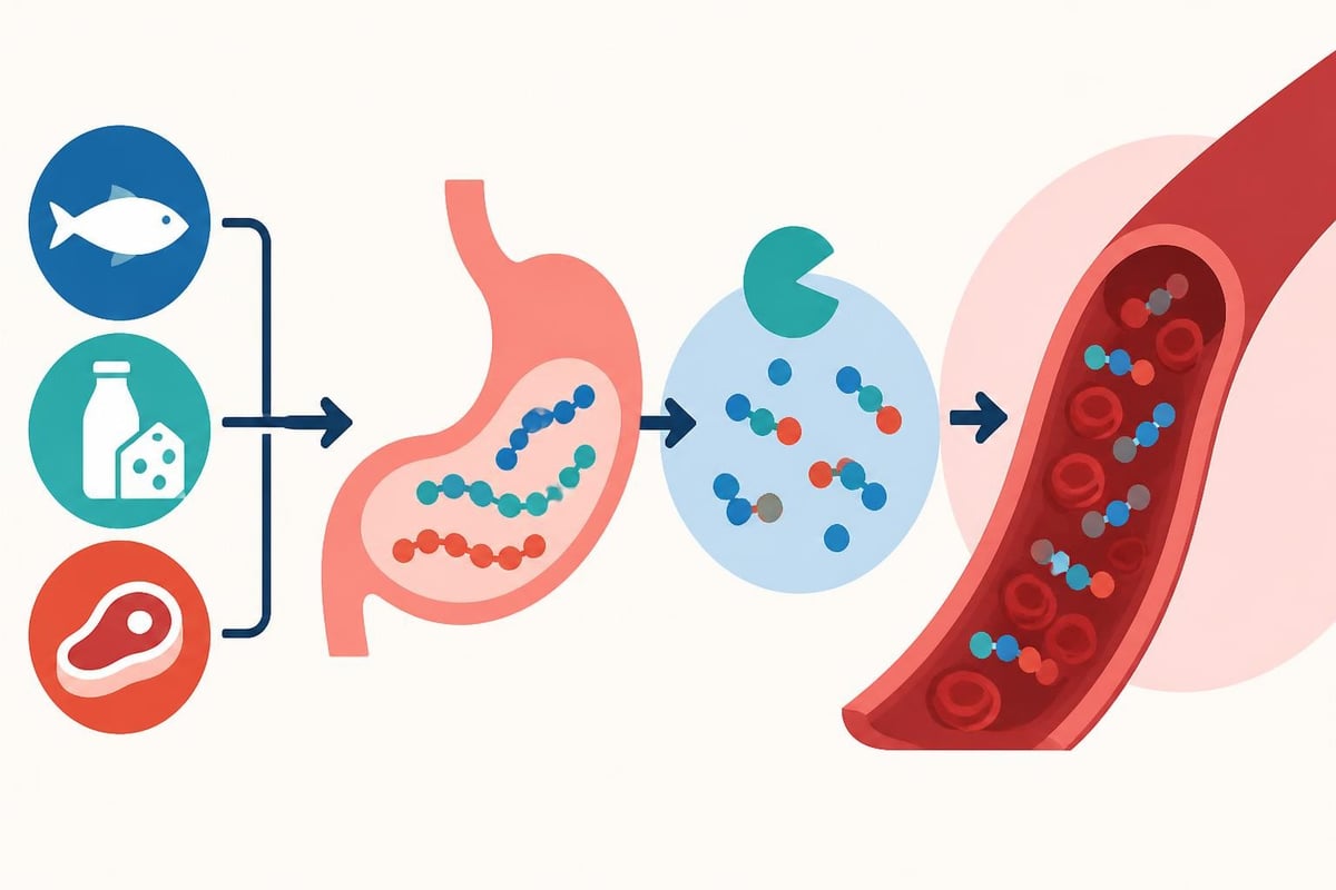 Protein digestion pathway