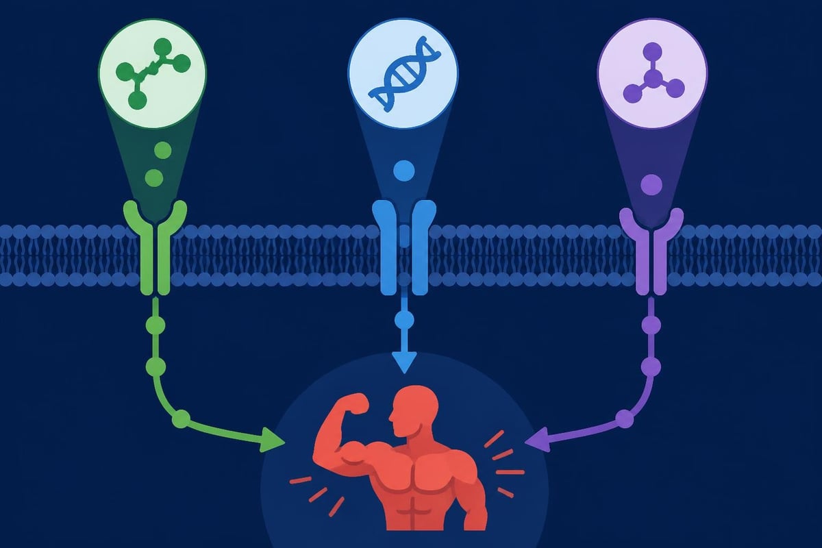 Peptide mechanisms in bodybuilding