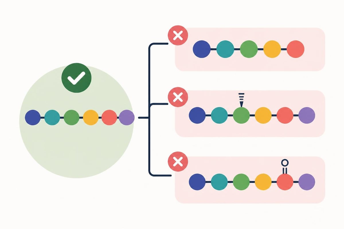 Peptide synthesis impurities and purification