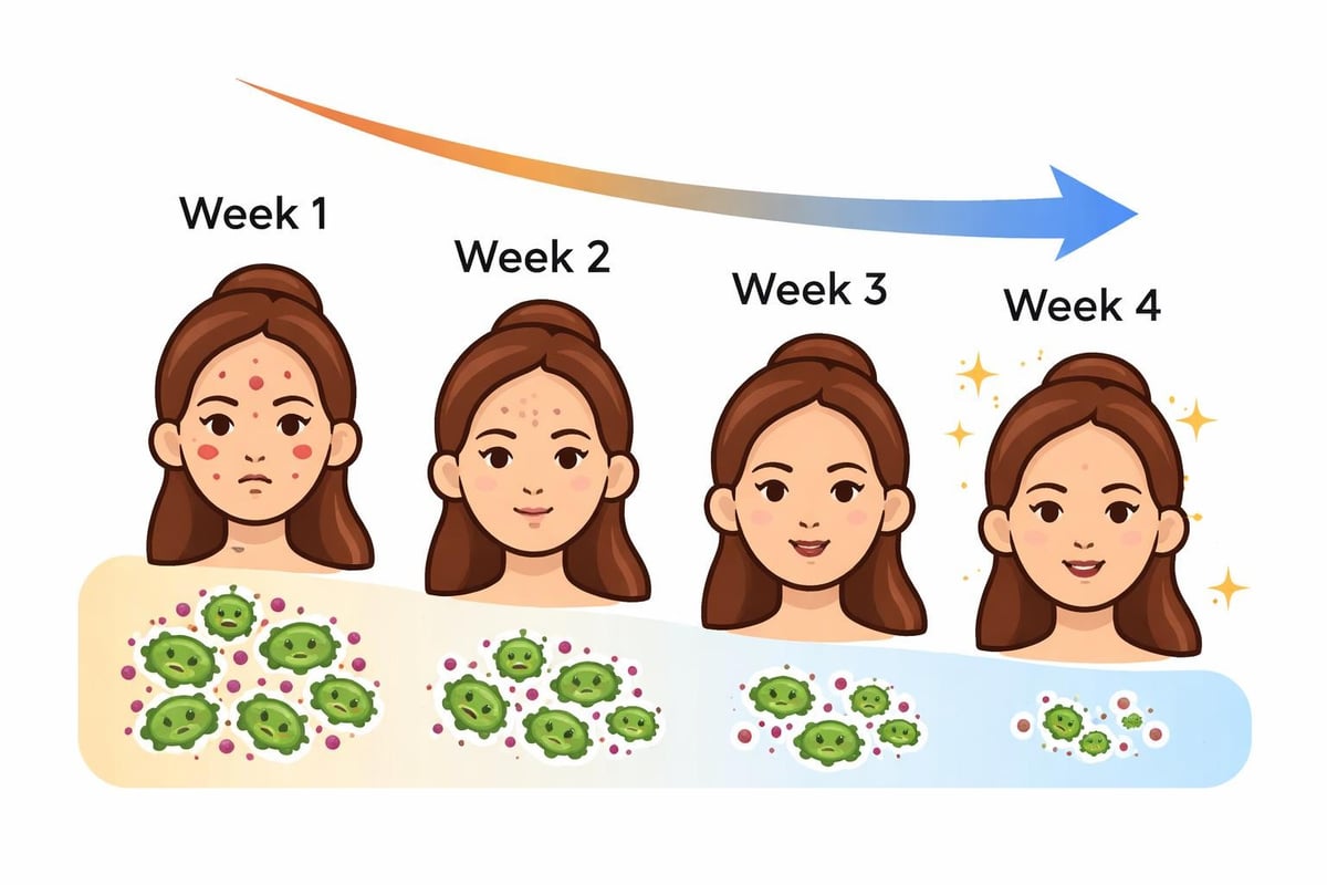 Oligopeptide 10 acne treatment timeline