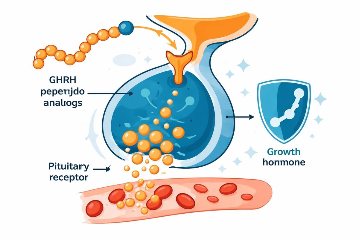 GHRH peptide mechanism