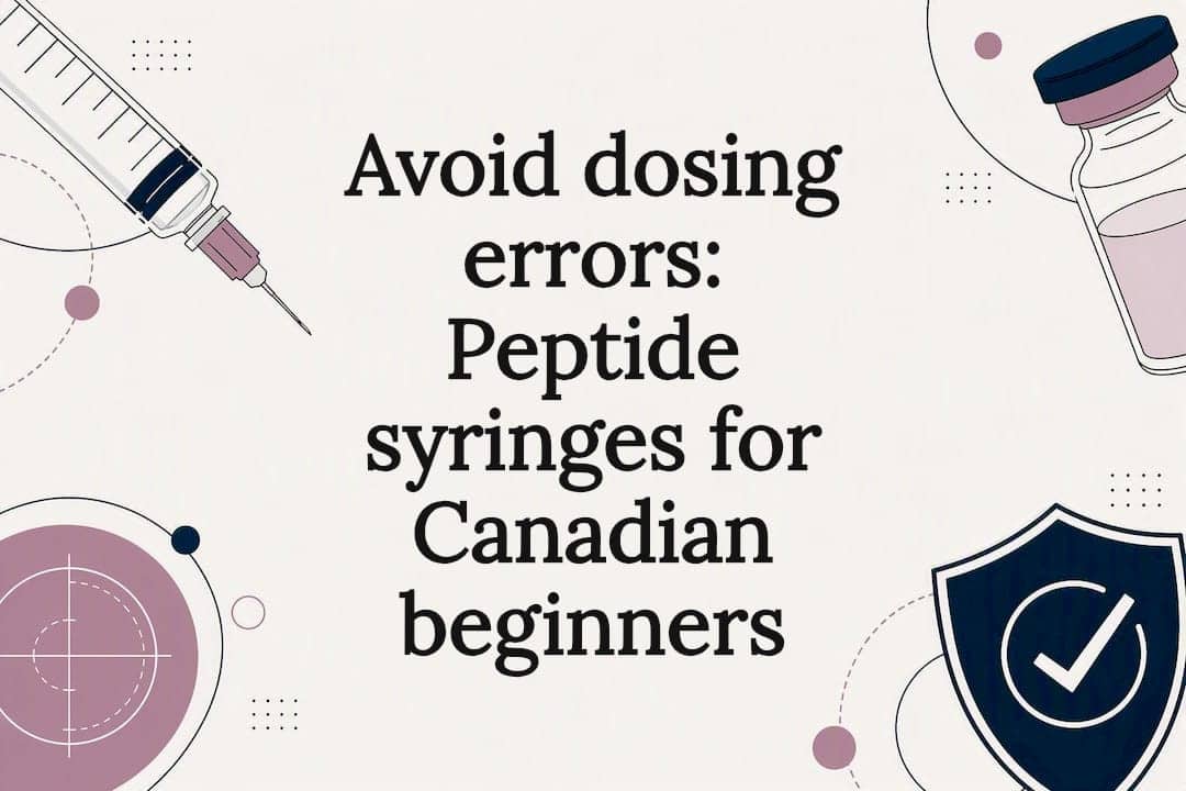 Avoid dosing errors: Peptide syringes for Canadian beginners