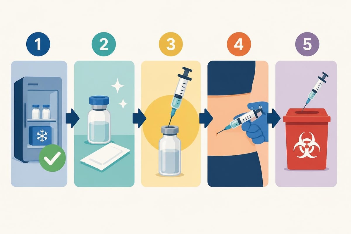 Peptide administration workflow